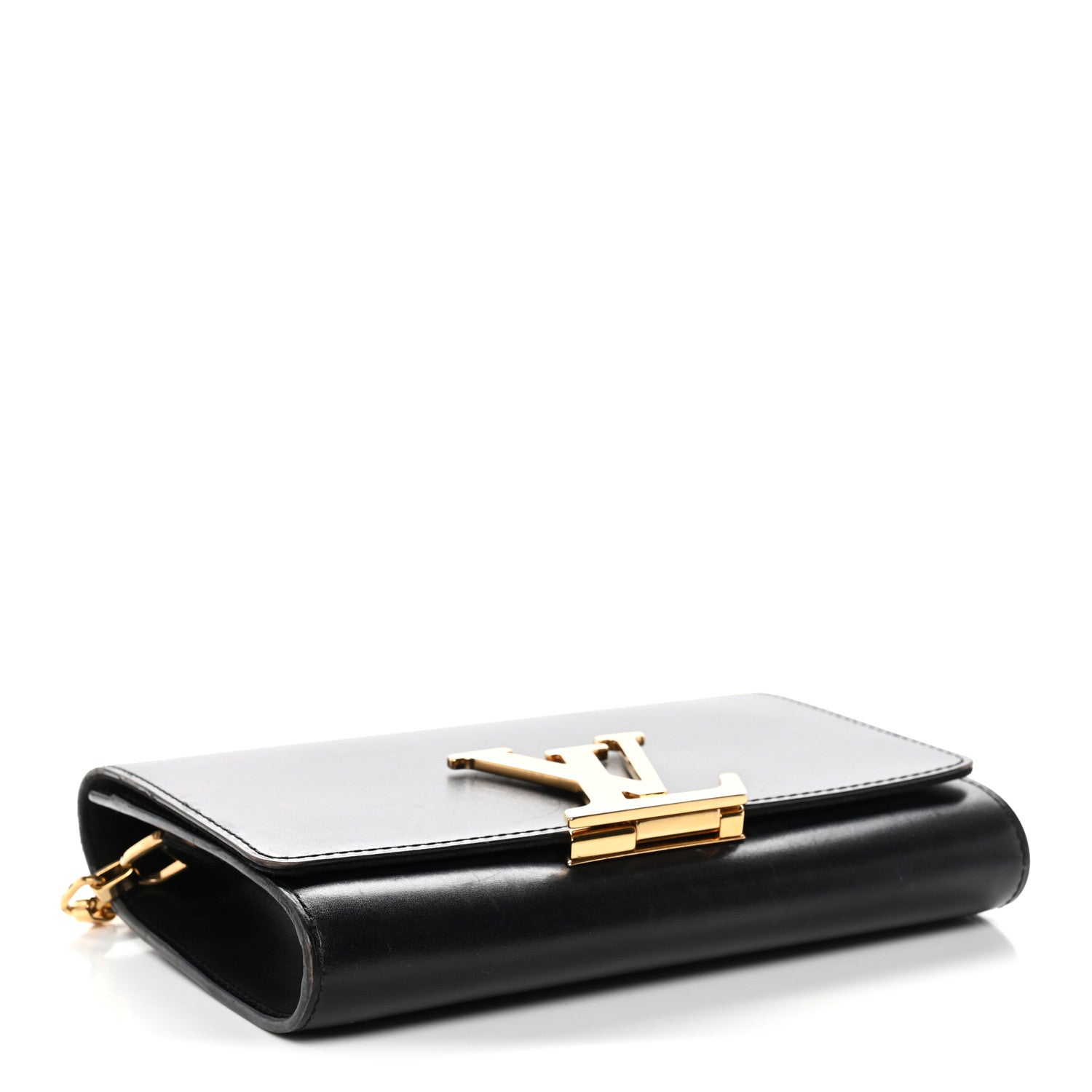 Calfskin Chain Louise MM Black