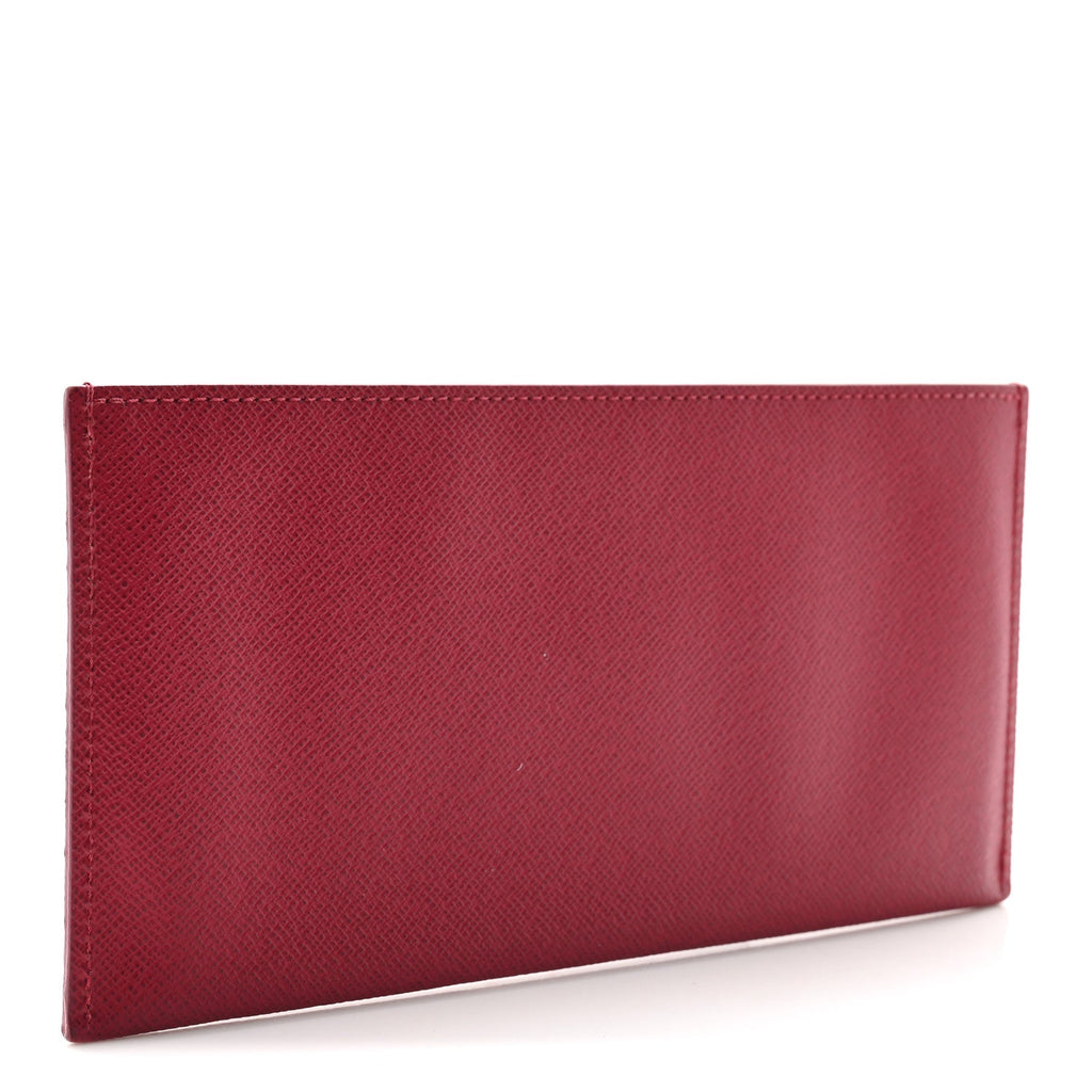Calfskin Pochette Felicie  Holder Insert Fuchsia