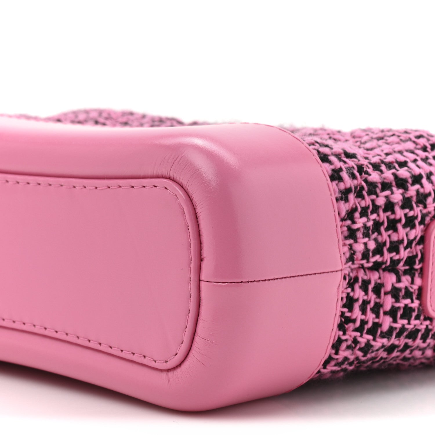 Tweed Calfskin Small Gabrielle Hobo Pink