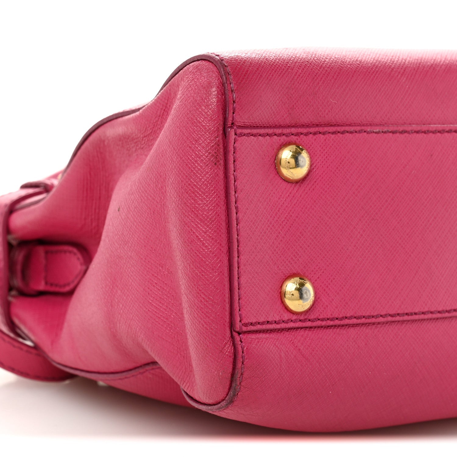 Hammered Calfskin Batik Tote Pink