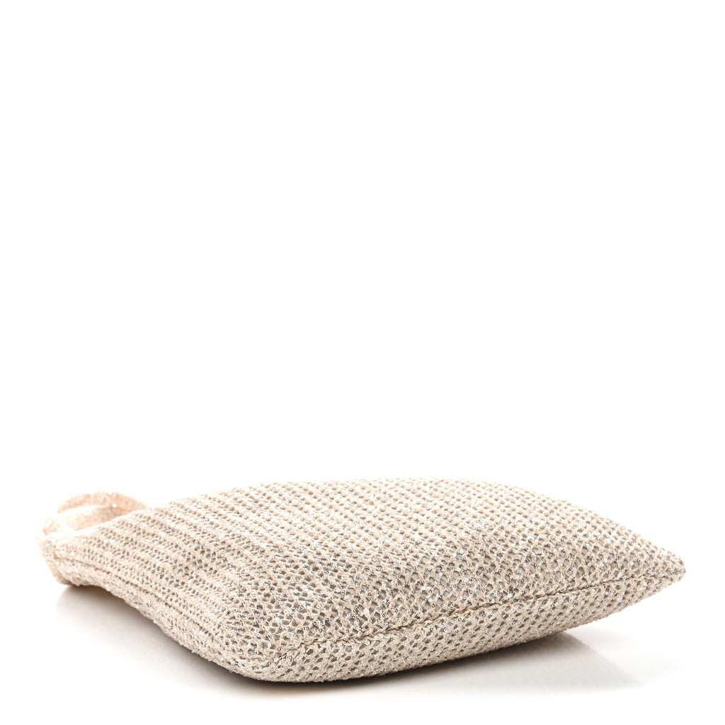 Sequin Mesh Ivy Bag Cipria