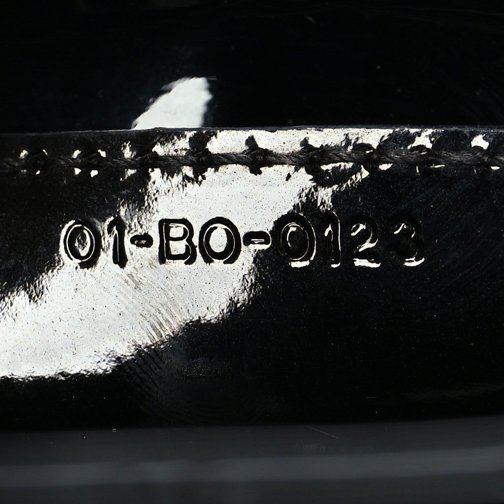 Patent Cannage Medium Lady Dior Black