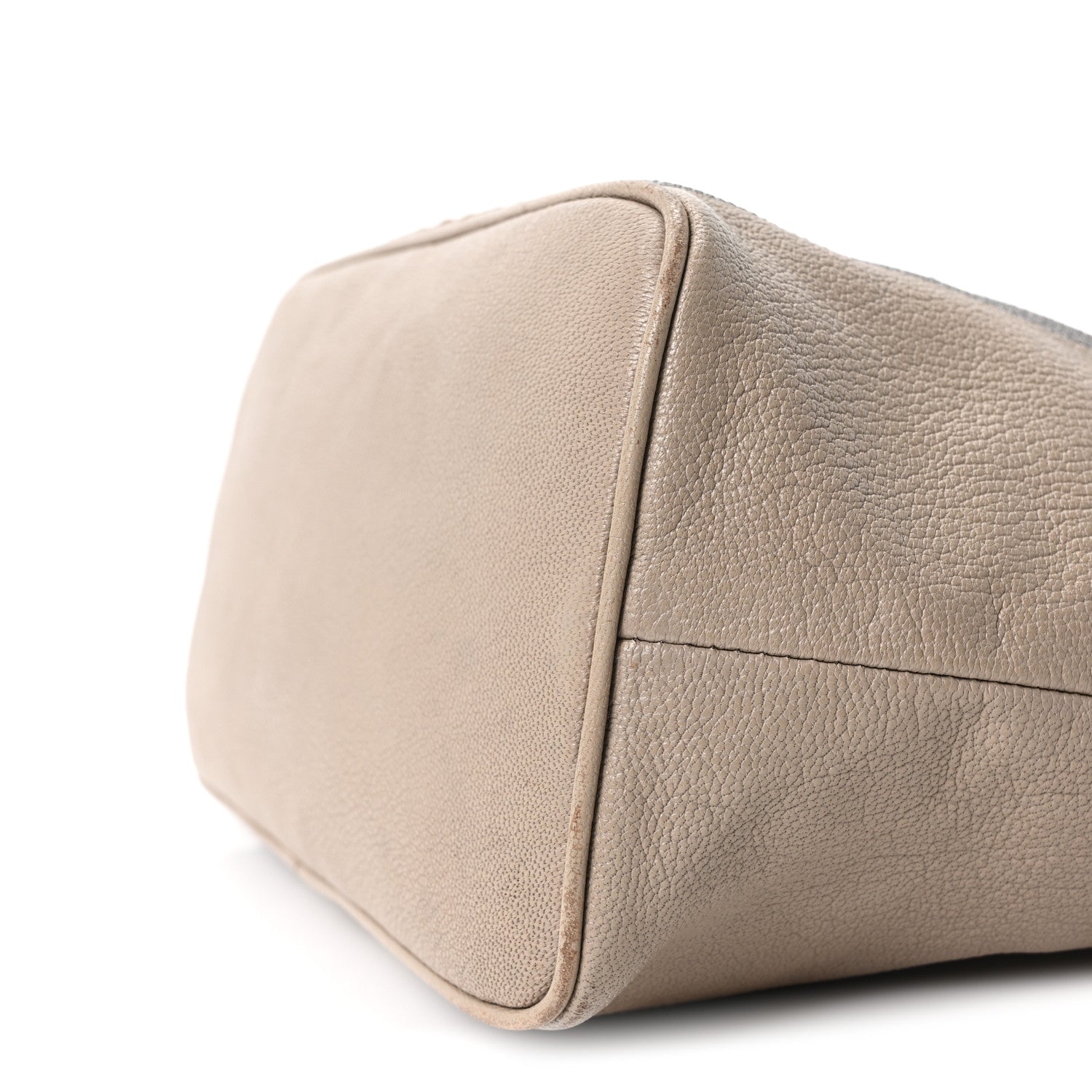 Nappa Intrecciato Stitched Small Shoulder Bag Taupe