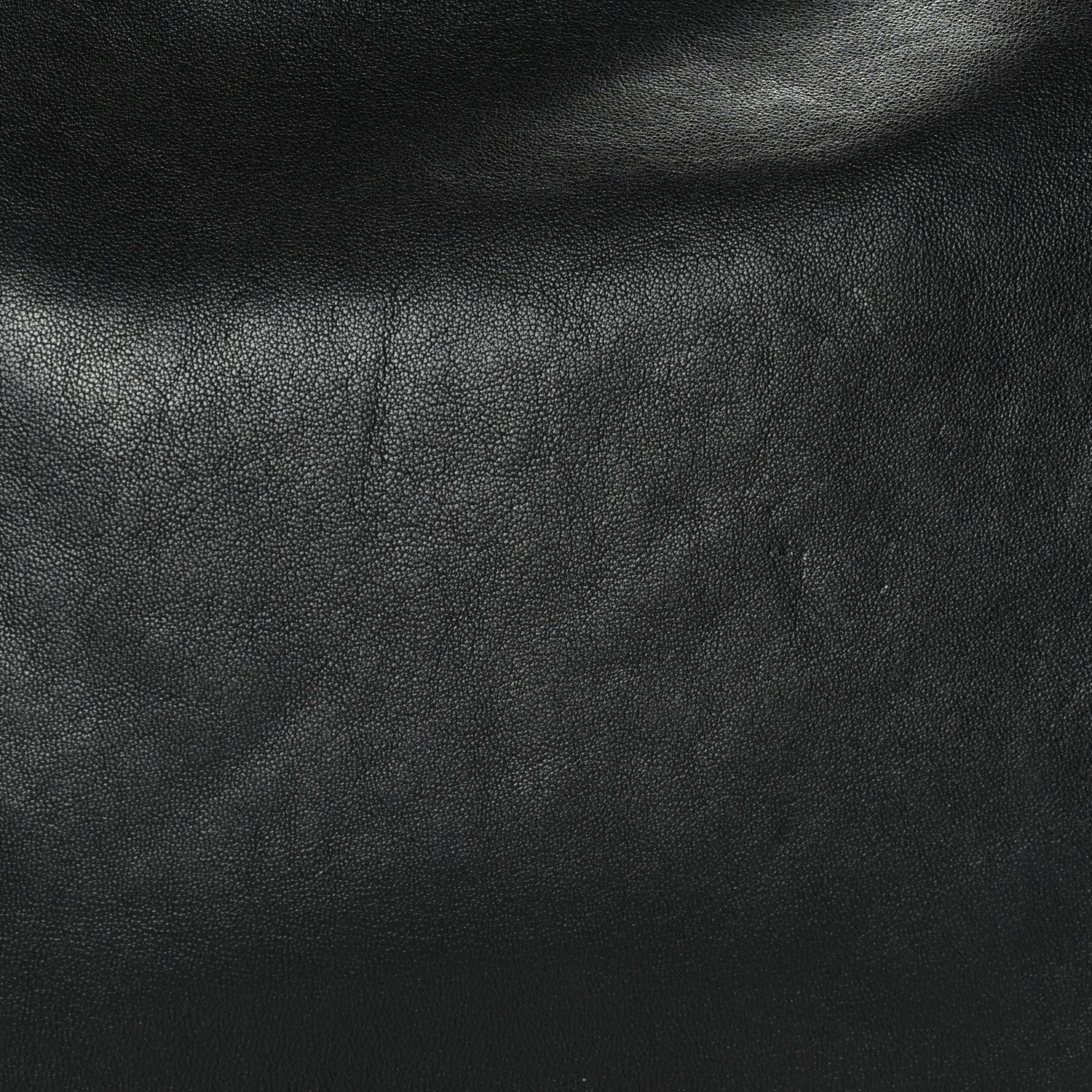 Shiny Lambskin Soft Triomphe Besace Bag Black