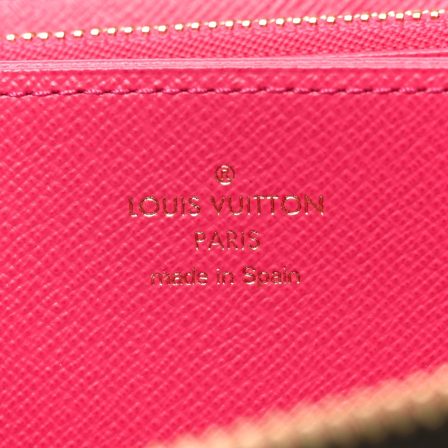 Monogram Travel Stickers Zippy Wallet