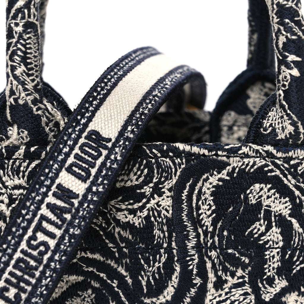 Oblique Mini Book Tote Phone Bag Blue