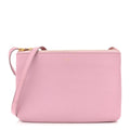 Lambskin Small Trio Crossbody Bag Pink