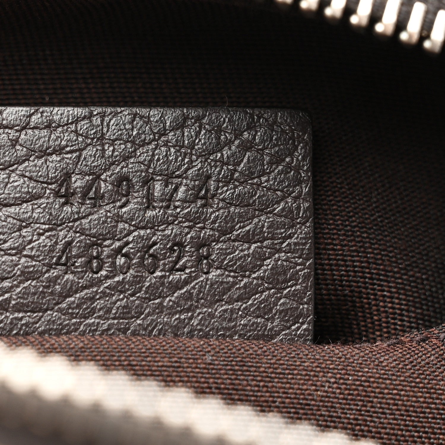 Monogram Belt Bag Dark Brown