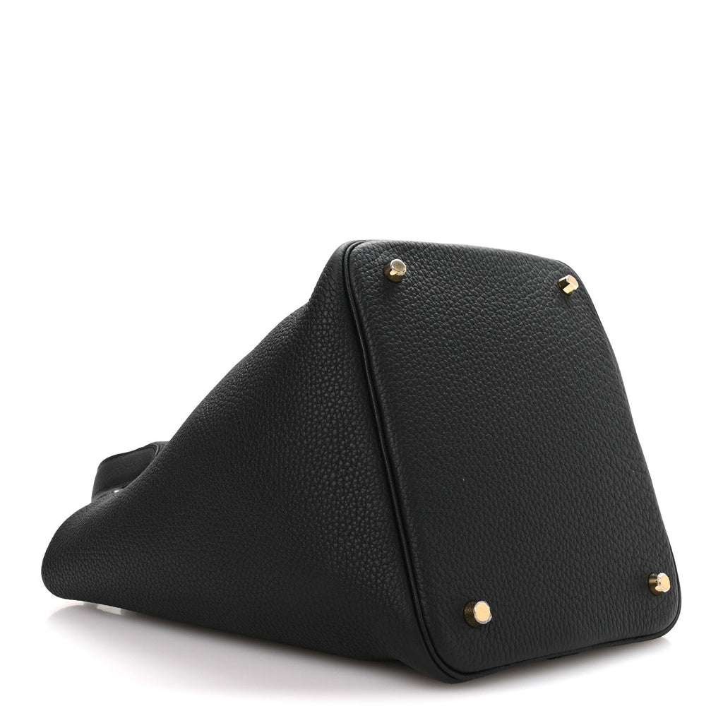 Taurillon Clemence Picotin Lock 22 MM Black