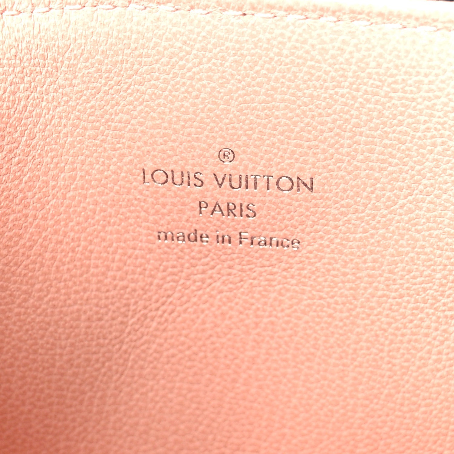 Lambskin Embossed Monogram Coussin PM Black