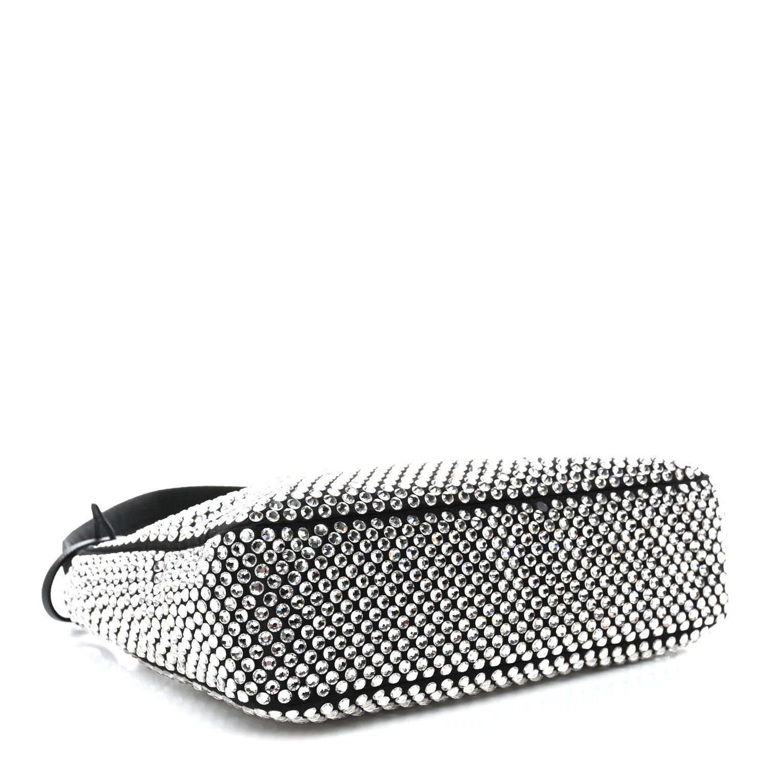 Satin Crystal Mini Re-Edition 2000 Bag Cristal
