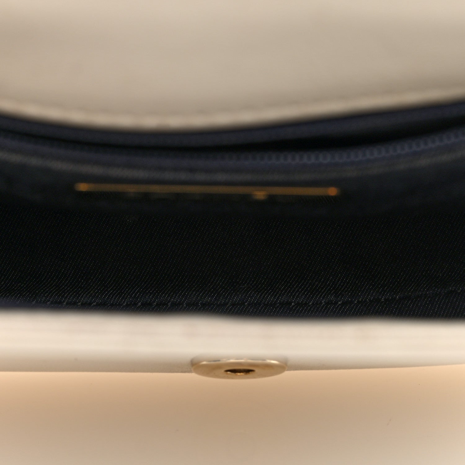 Lambskin CC Mania Flap Bag White