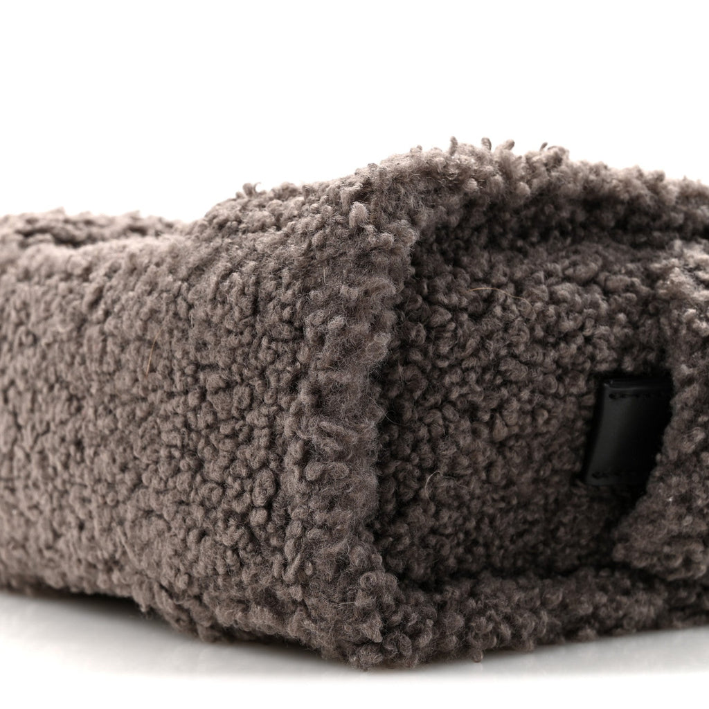 Polyester Cotton Small The Teddy Traveler Tote Bag Grey