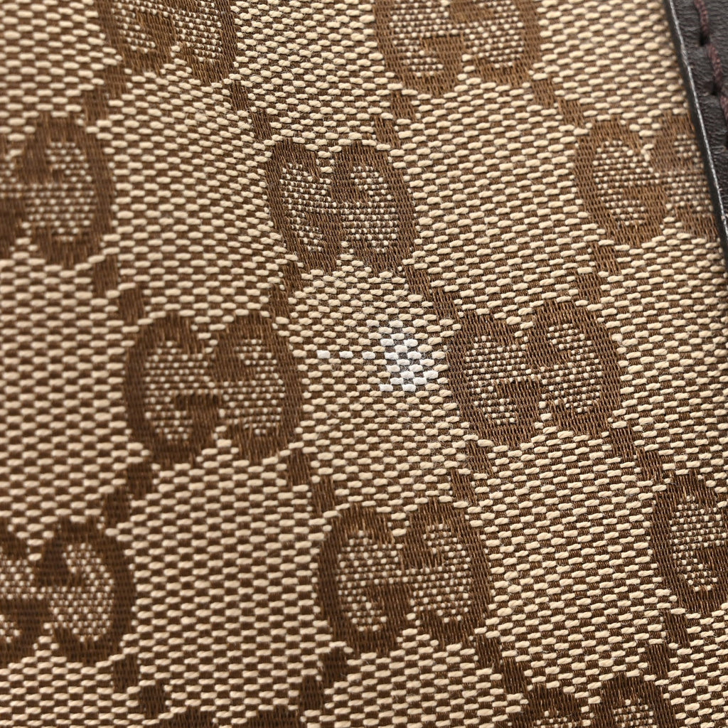 Monogram Selleria Calfskin Vintage Web Medium Boston Beige Ebony Cocoa