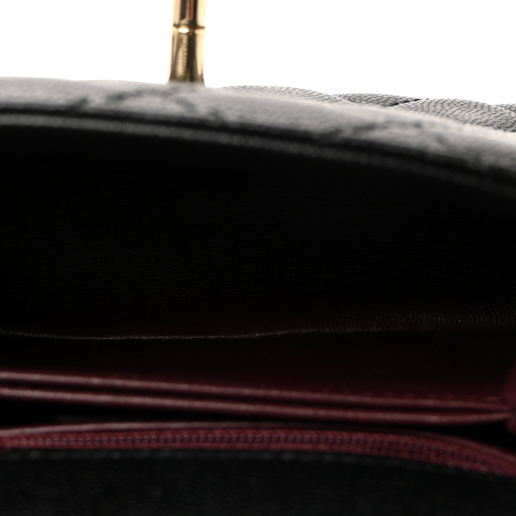Caviar Quilted Extra Mini Coco Handle Flap Black