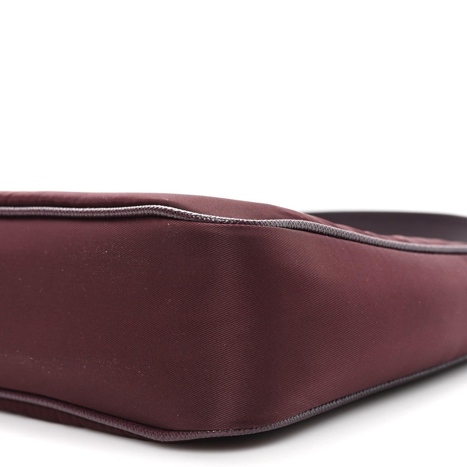 Tessuto Nylon Saffiano Mini Re-Edition 2005 Bag Bordeaux