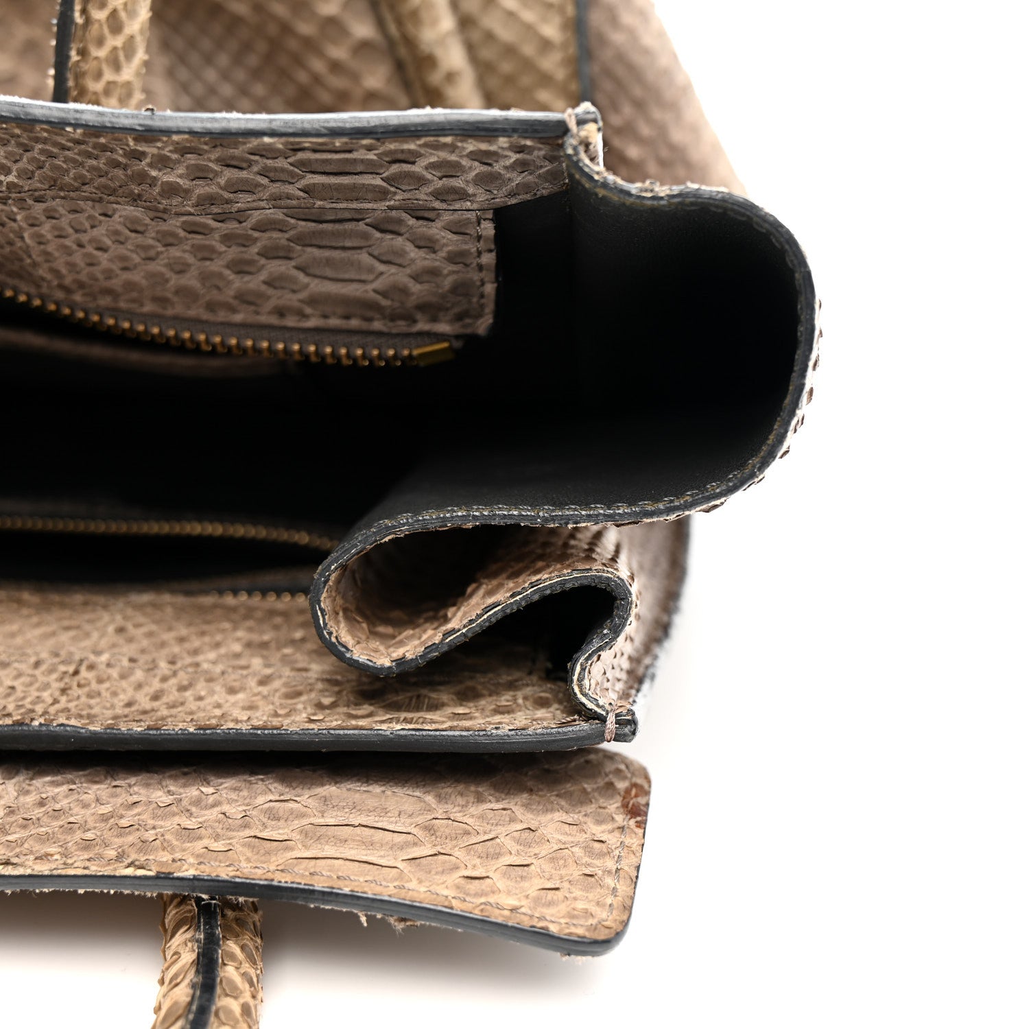 Snakeskin Mini Luggage Grey