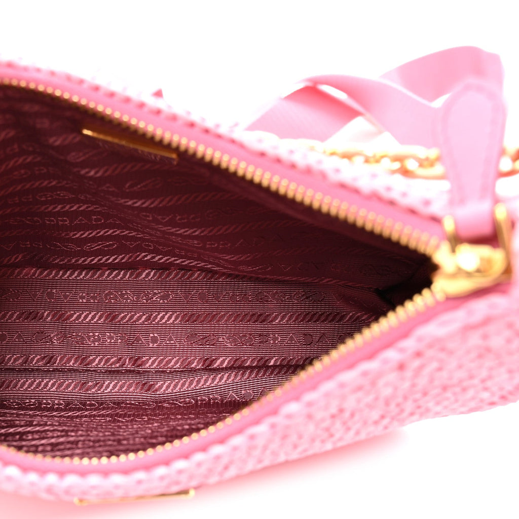 Yarn Raffia Effect Crochet Re-Edition 2005 Shoulder Bag Petalo