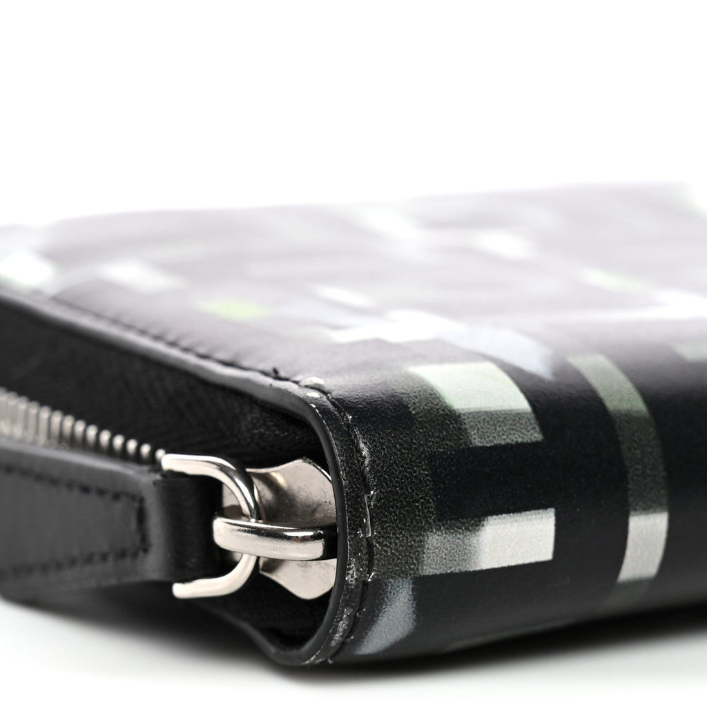 Vitello CamouFF Zip Around Wallet Black Multicolor