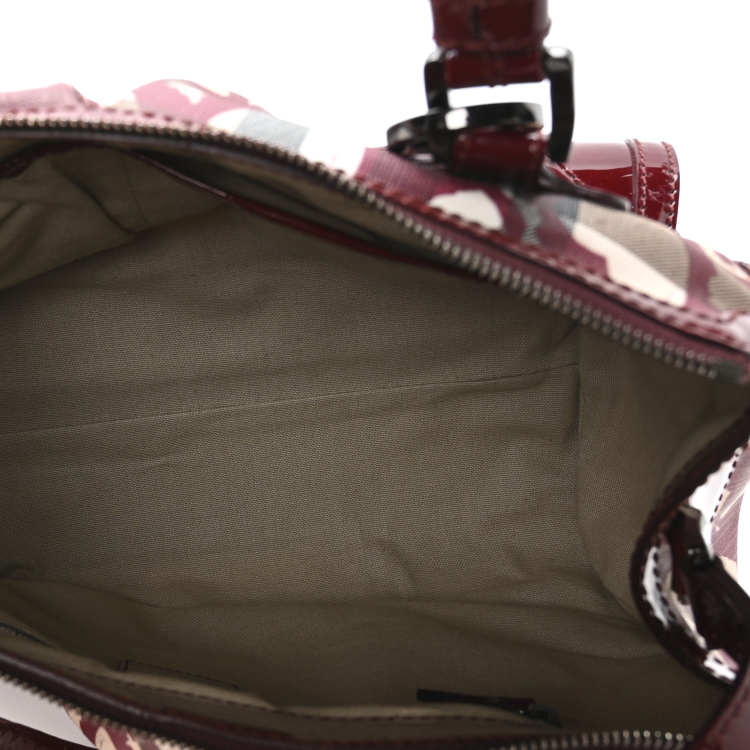 Nova Check Heart Print Pilgrim Satchel Berry