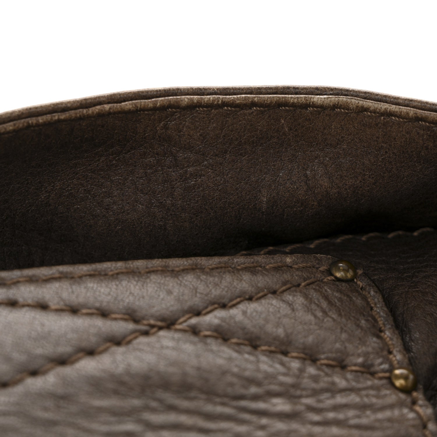 Calfskin Medium Paddington Satchel Chocolate