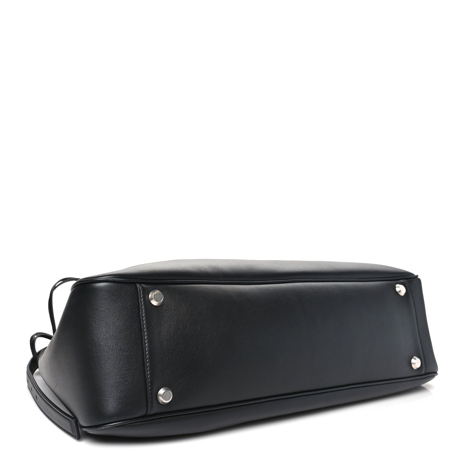 Smooth Calfskin Medium Bel Air Shoulder Bag Black