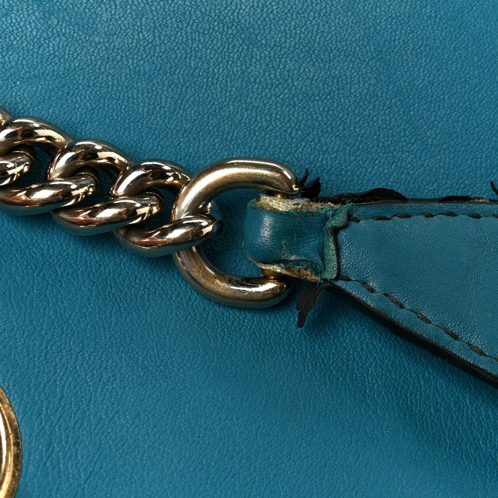 Soft Microguccissima Medium Emily Chain Shoulder Bag Deep Cobalt