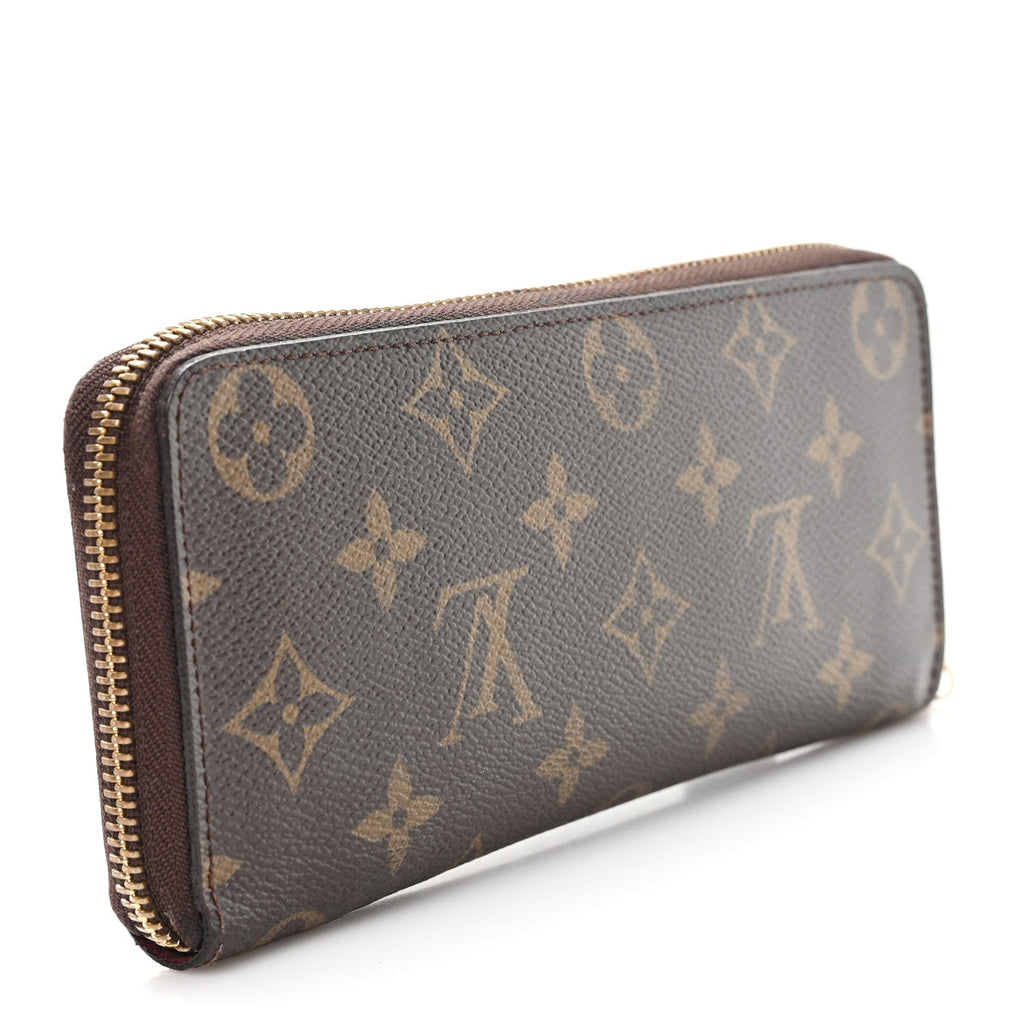 Monogram Clemence Wallet Fuchsia