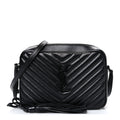 Calfskin Matelasse Monogram Monochrome Lou Camera Bag Black