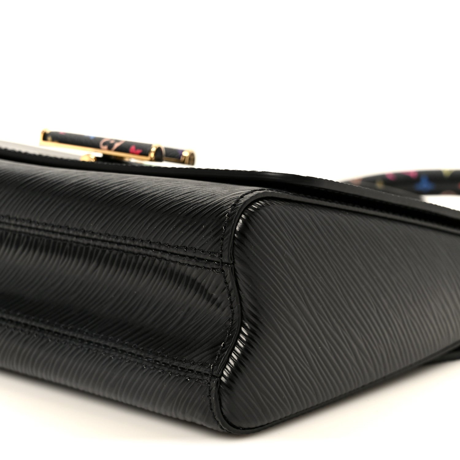 LV X TM Epi Twist MM Slim Shoulder Bag Black