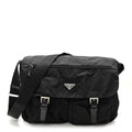Tessuto Nylon Messenger Bag Black
