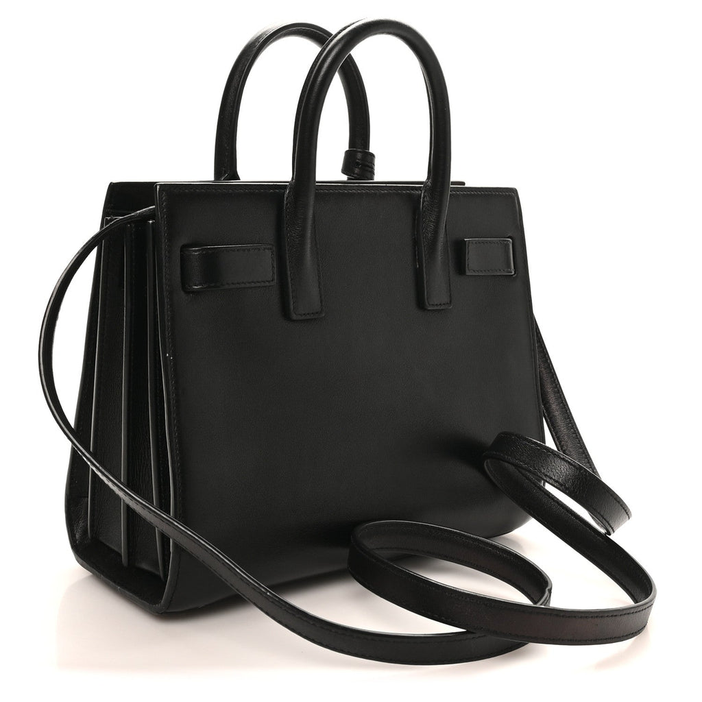 Calfskin Nano Sac De Jour Black