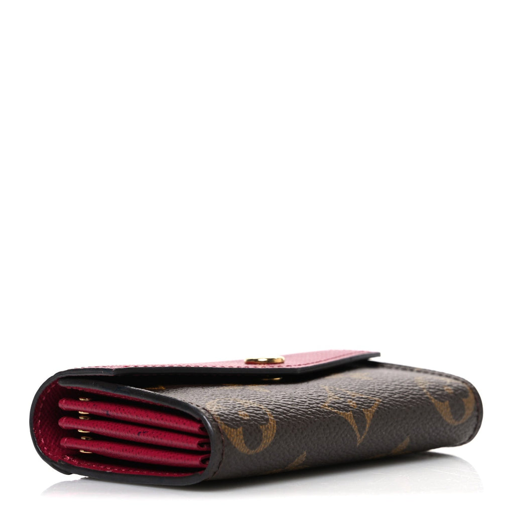 Monogram Sarah Multicartes Fuchsia