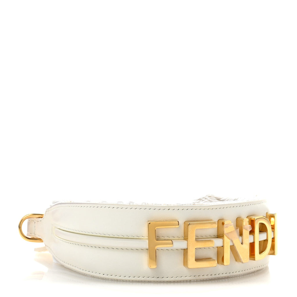 Sequin Paillettes Shiny Nappa Nano Fendigraphy Hobo Charm Ottico