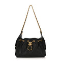 Caviar Quilted Mini Chanel 25 Handbag Black