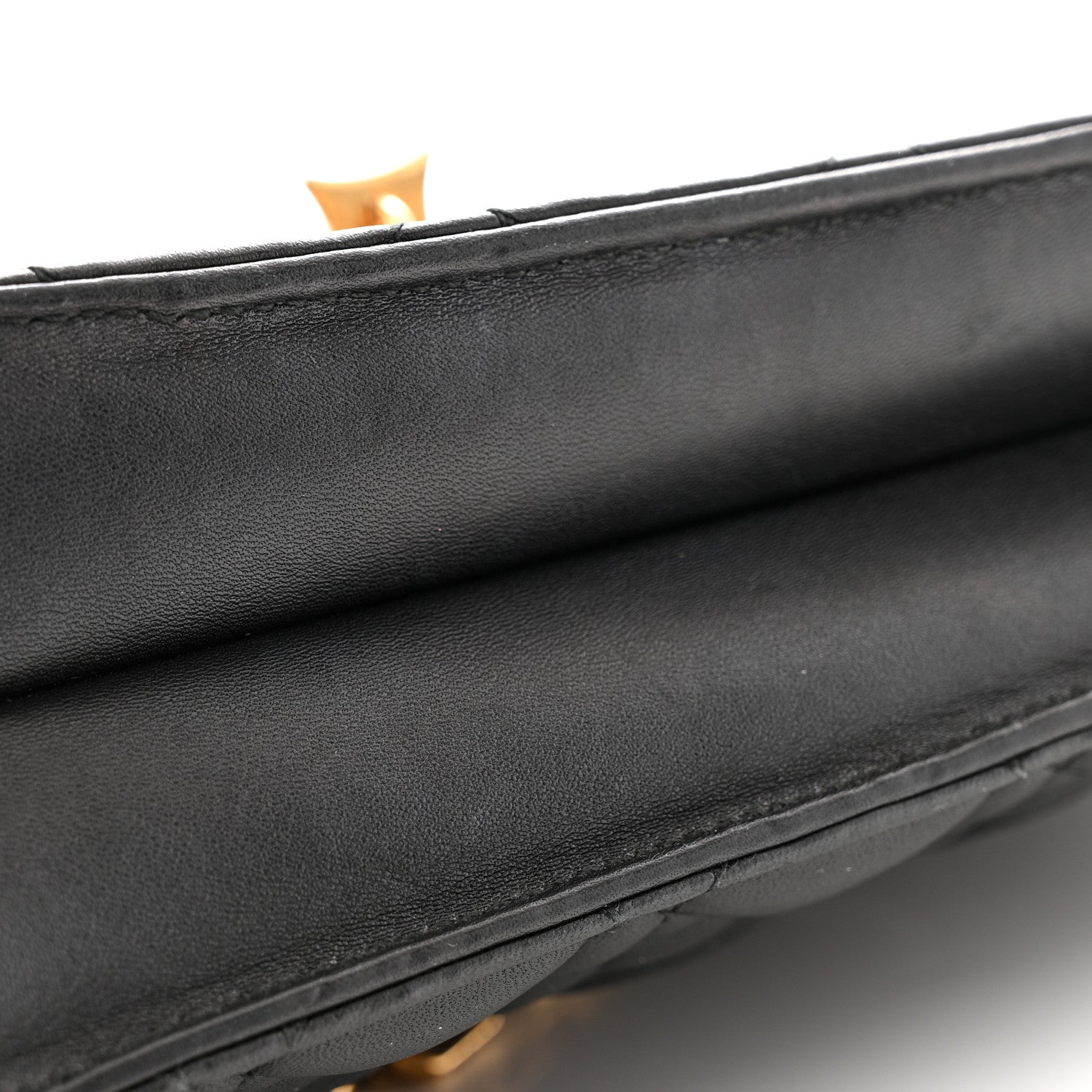 Lambskin Cannage Large Dioraddict Flap Bag Black