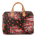 Monogram Jungle Dots Speedy 30 Sugar Pink Poppy