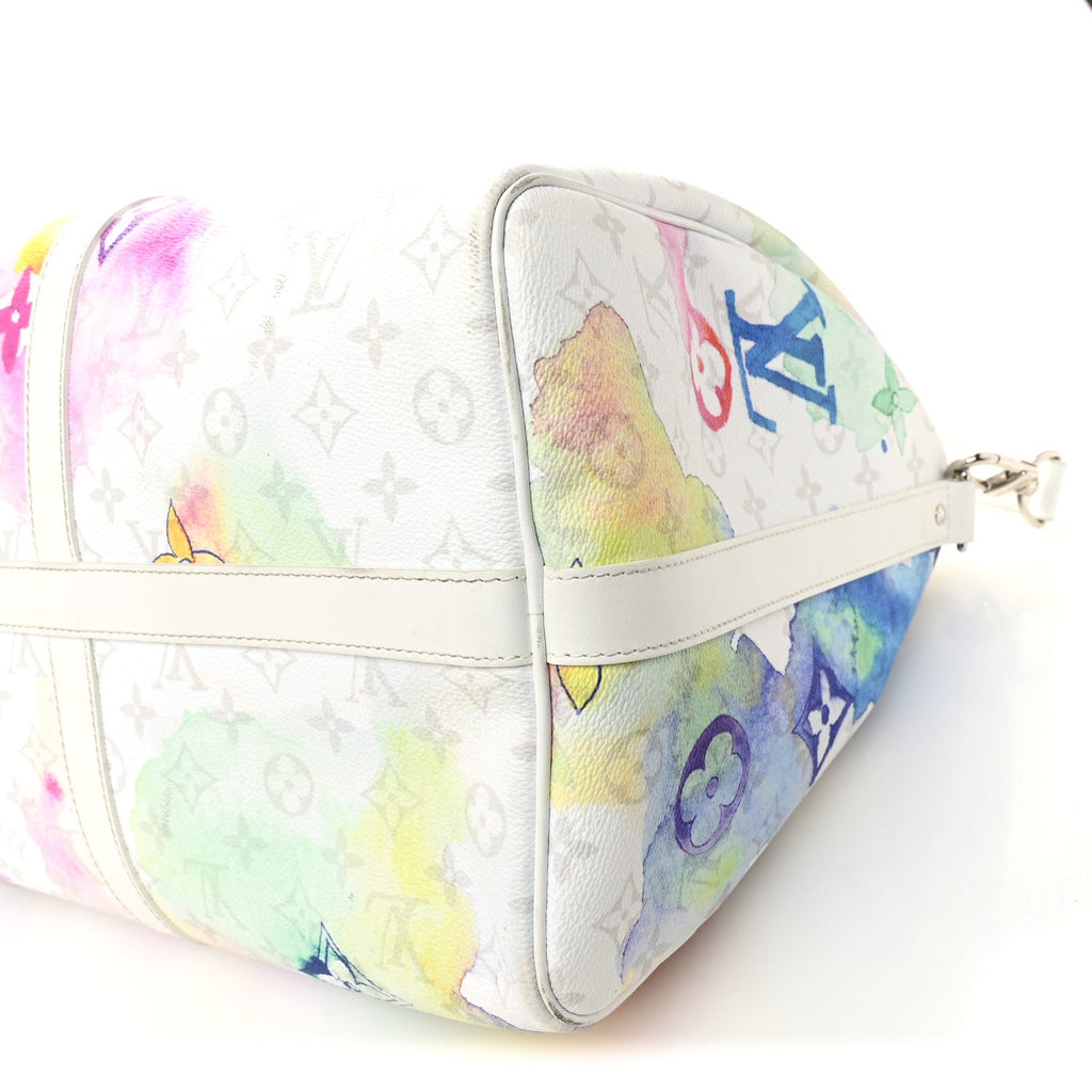 Monogram Watercolor Keepall Bandouliere 50 Multicolor