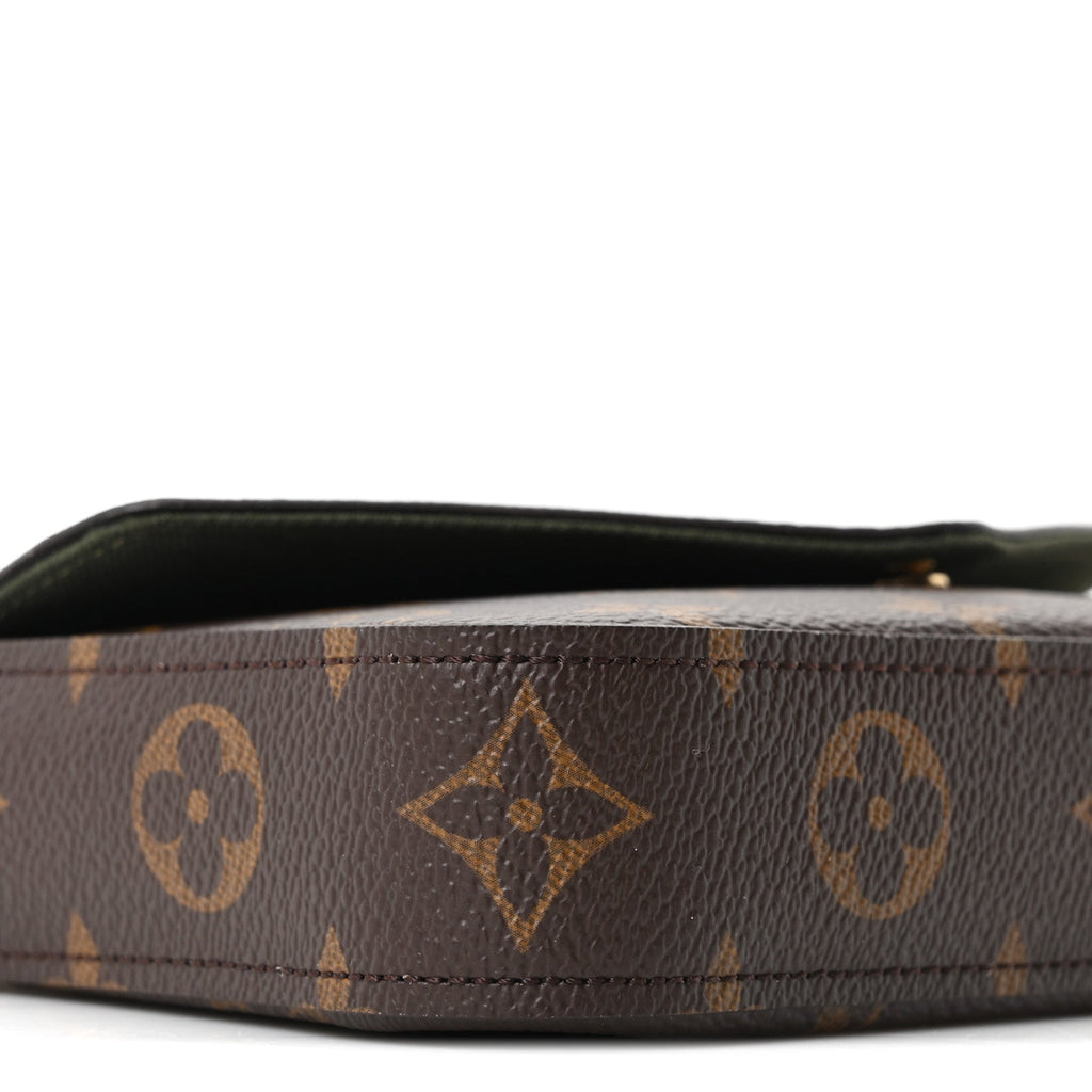 Monogram Felicie Strap & Go Kaki