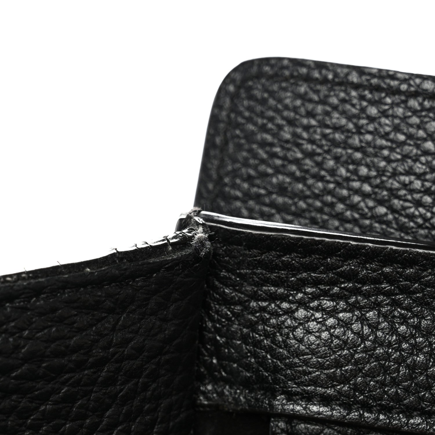 Drummed Calfskin Mini Luggage Black