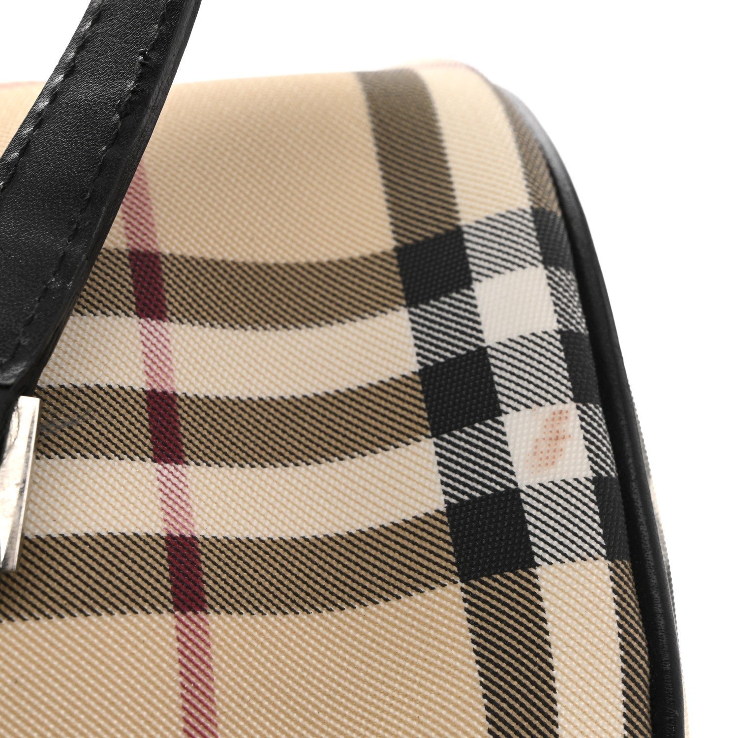 Nova Check Barrel Bag Black
