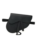 Ultra Matte Calfskin Saddle Belt Bag Black