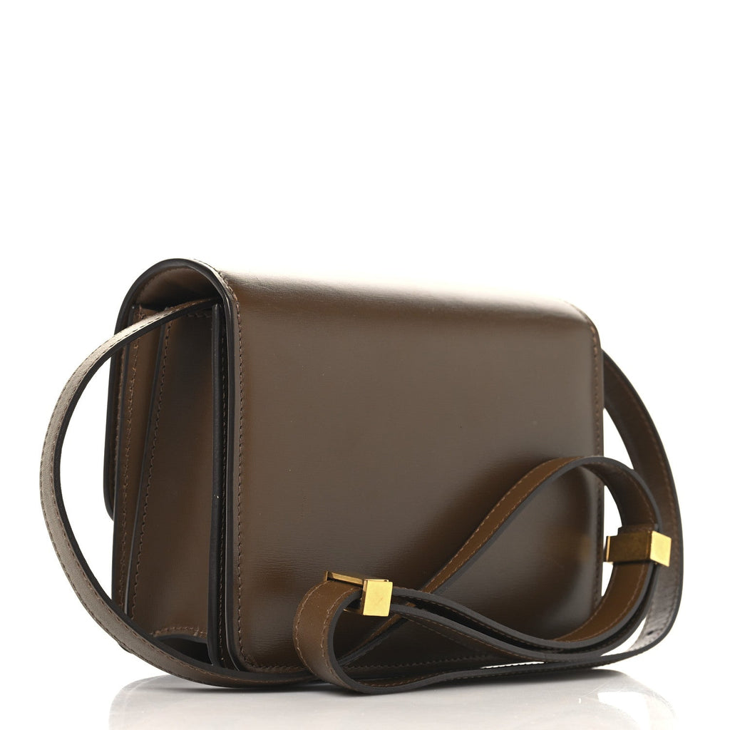 Box Calfskin Small Classic Box Flap Bag Camel