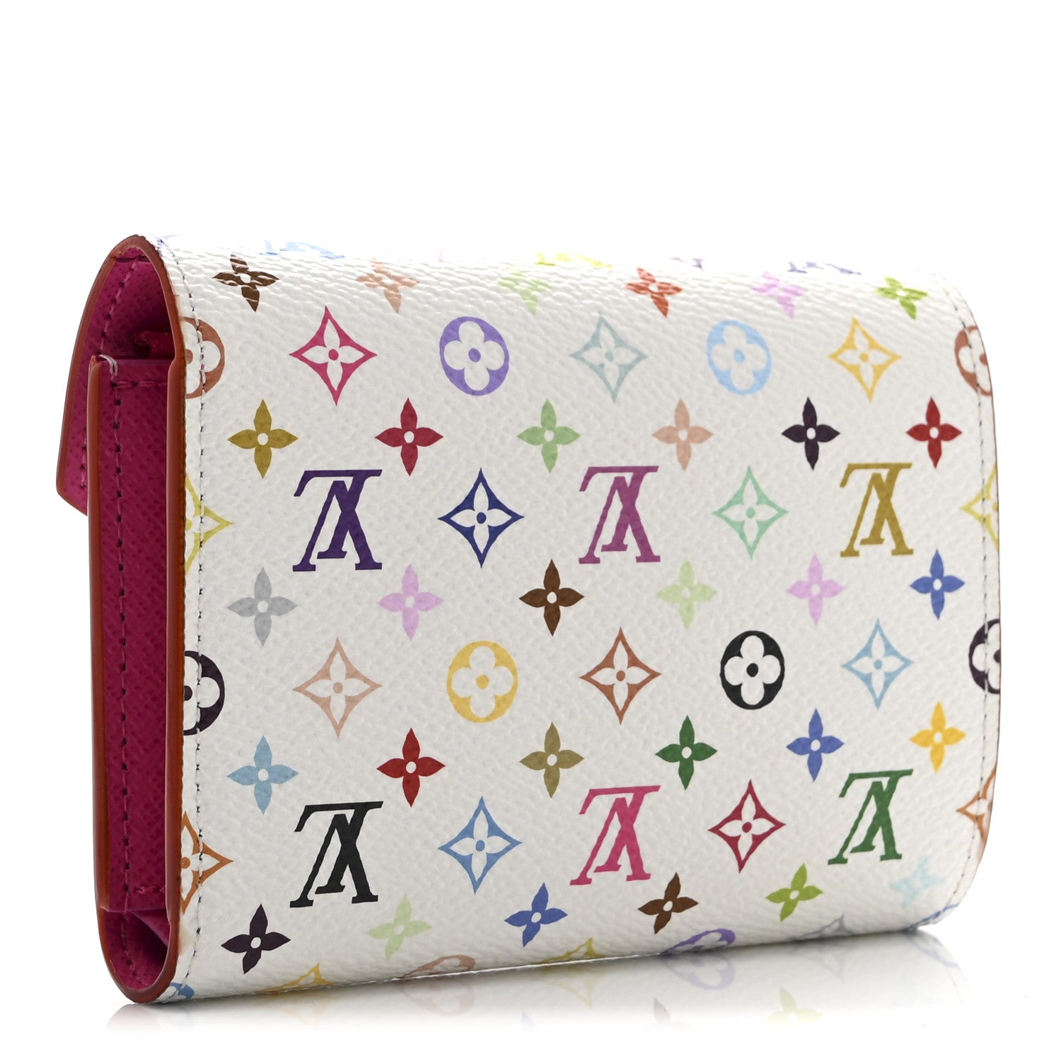 LV x TM Monogram Multicolor Victorine Wallet White