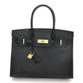 Veau Monsieur Birkin Sellier 30 Black