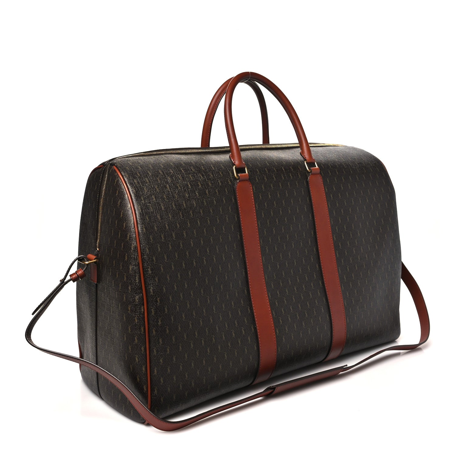 Canvas Smooth Calfskin Le Monogramme 72H Duffle Chestnut