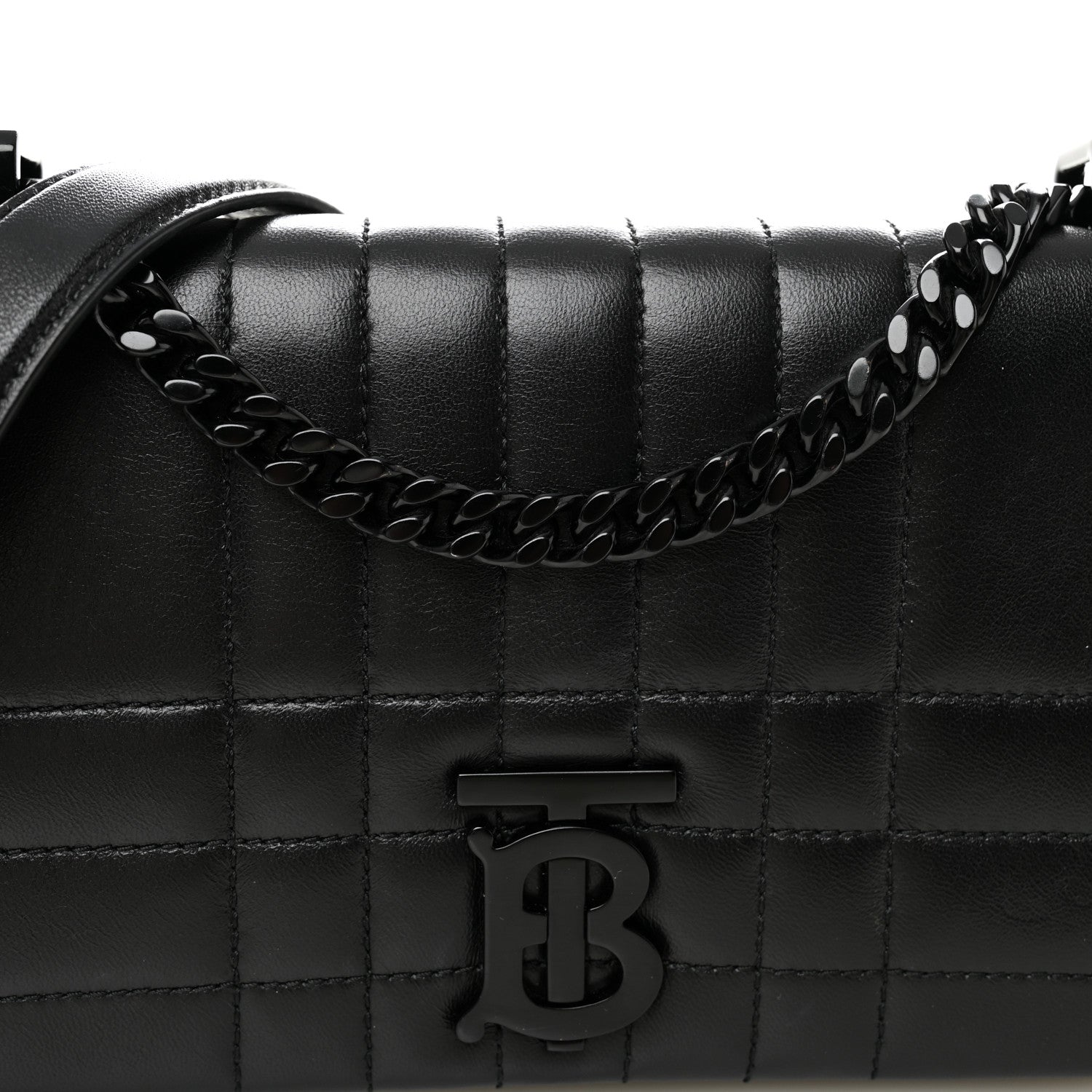 Lambskin Quilted Small Lola Bag Black