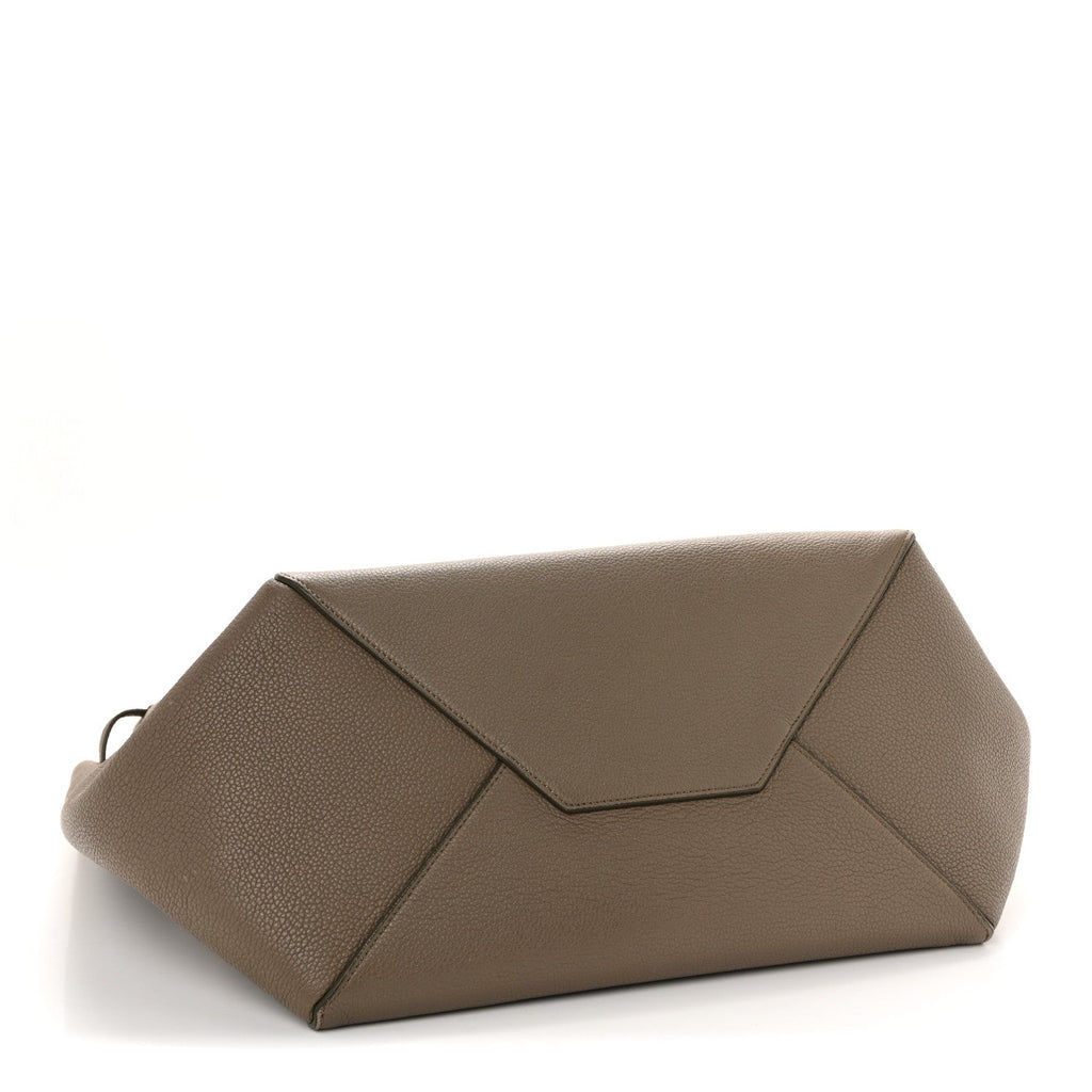 Soft Grained Calfskin Small Belt Cabas Phantom Taupe