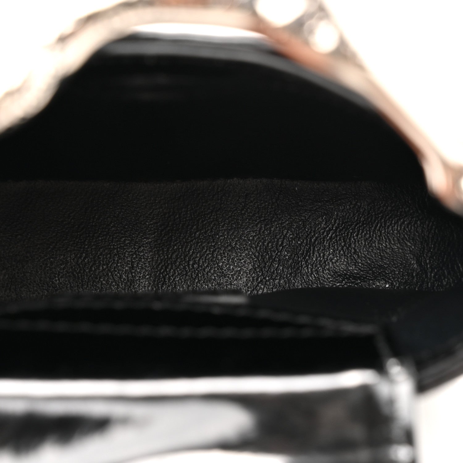 Lambskin Mini Cat Hobo Black