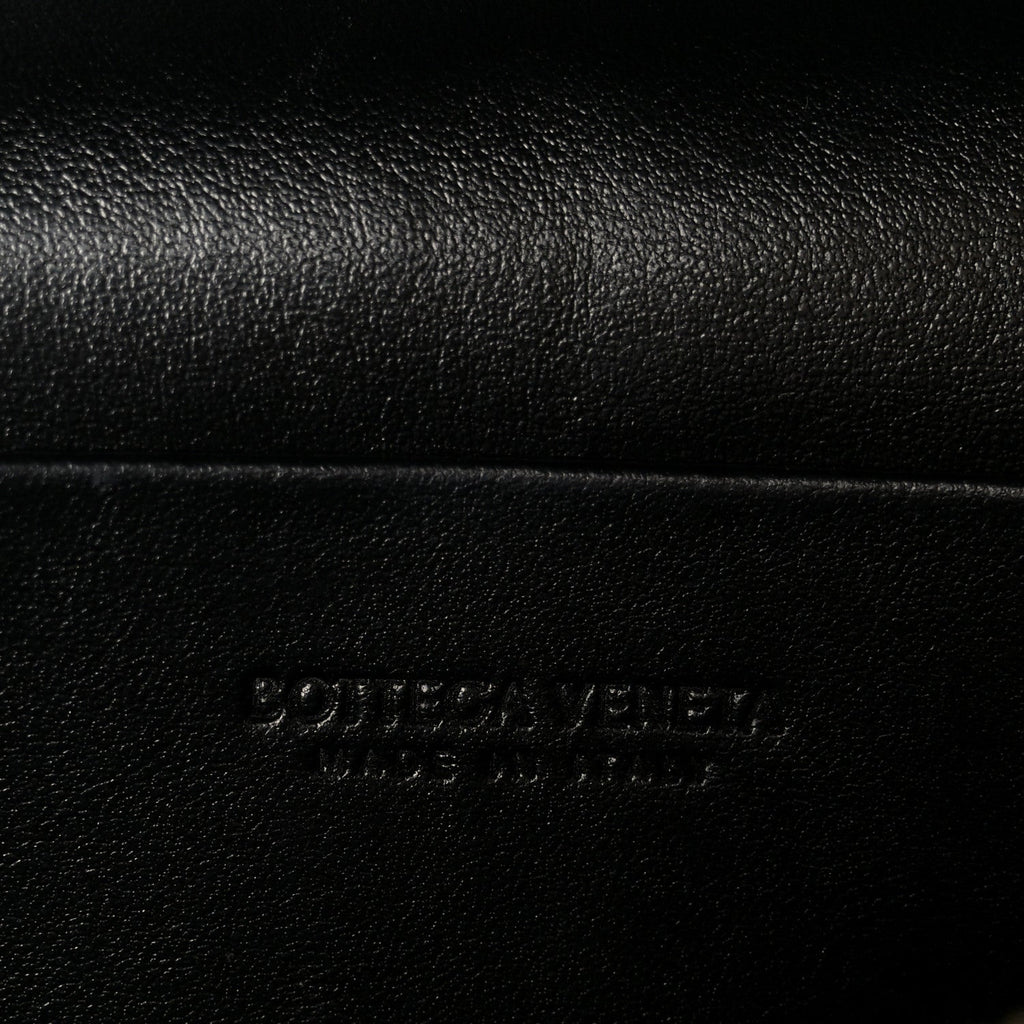 Calfskin Intrecciato Bang Bang Vanity Case Black